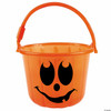 Light-Up Orange Jack-O'-Lantern Trick-or-Treat Safety Bucket