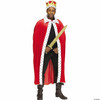 Adults Royalty Polyester Robe & Plastic Crown Set