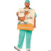 Adults QUIK CHANGE Dr. Seuss Fox in Socks Book Cover Costume