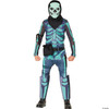 Kids Fortnite Glow-in-the-Dark Skull Trooper Jumpsuit Costume