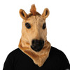 Adults Brown Horse Moving Mouth Overhead Mask