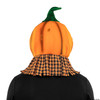Adults Scarecrow Pumpkin Head Halloween Mask with Hat – One Size