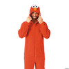 Adults Sesame Street Elmo Hooded Onesie Costume