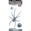 Tinsley Transfers Prison Black Widow Temporary Tattoo