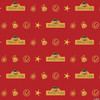 NOPE Jupiter's Claim Red & Yellow Wrapping Paper