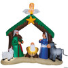 6 Ft. 7" Airblown Inflatable Light-Up LED Nativity Scene Christmas Outdoor Yard Decoration