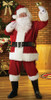 Rubies Mens Regal Plush Santa Suit with Beard and Wig