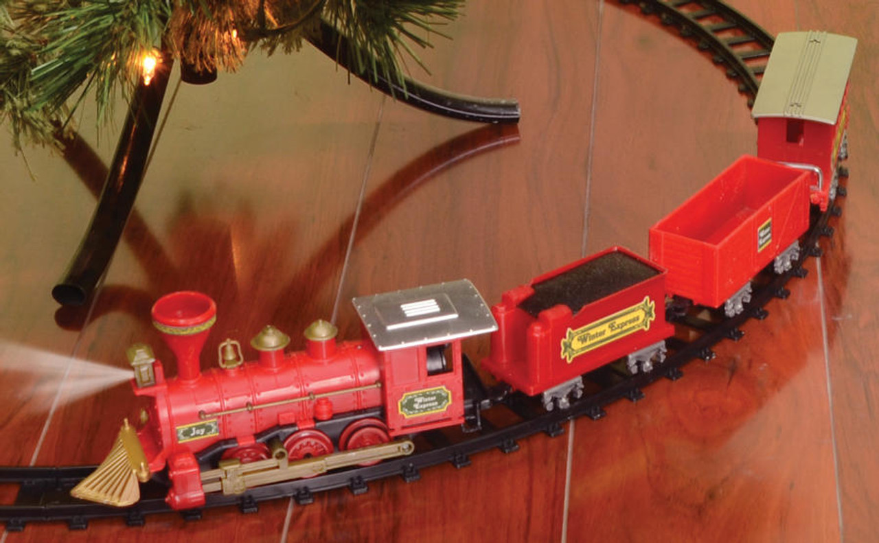 seasonal vision christmas tree train