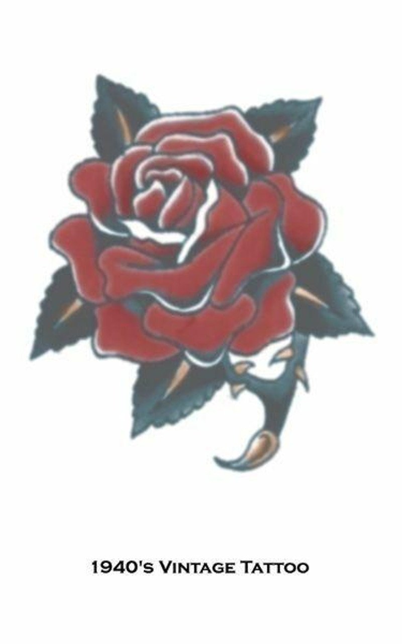 Buy Vintage Roses Tattoo Online In India - Etsy India