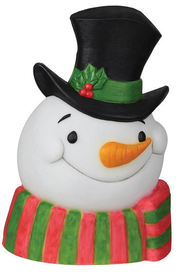 Seasonal Visions Seasonal Visions Snowman Plaque with Sound Lights