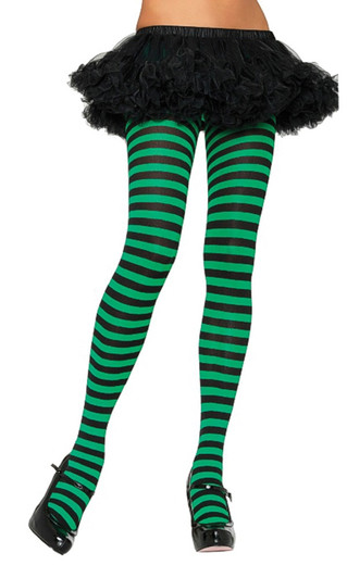 Leg Avenue Nylon Striped Tights