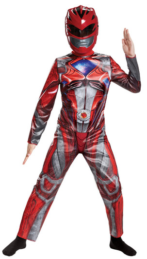 Disguise Boys Red Ranger Classic Costume - Power Rangers Movie 2017
