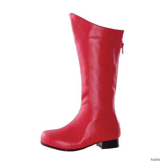 kids red super hero boot