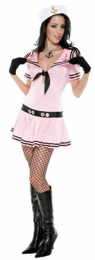 Foreplay Foreplay Womens Sassy Sailor Pink Costume