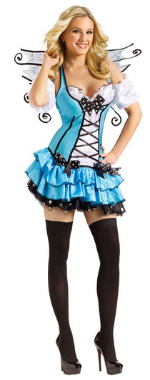 Fun World Fun World Womens Turquoise Fairy Costume