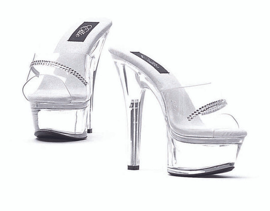 Ellie Shoes Ellie Shoes Womens Jesse Clear Platform High-Heels