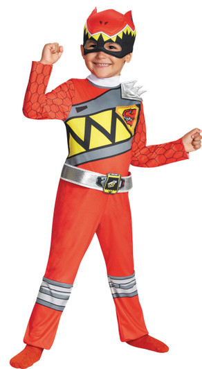 Disguise Boys Red Ranger Classic Costume - Dino Charge