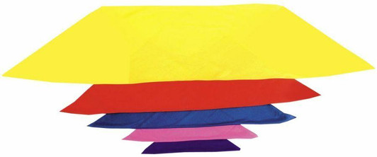Morris Costumes Morris Costumes 8mm Silk Square Blue - LI10BU