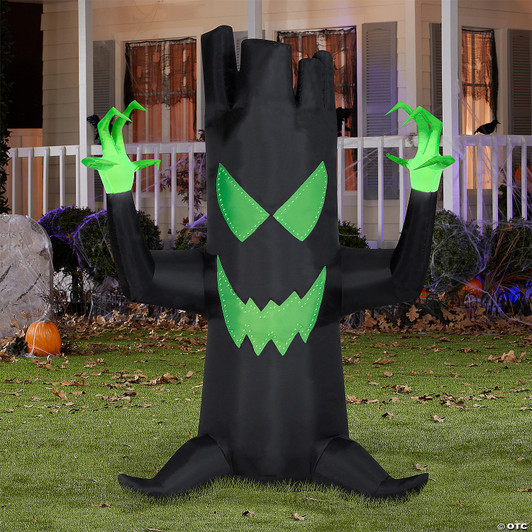 Blow Up Inflatable Light-Up Black Tree