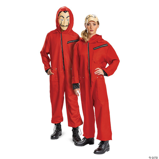 Adult Money Heist Costume 

