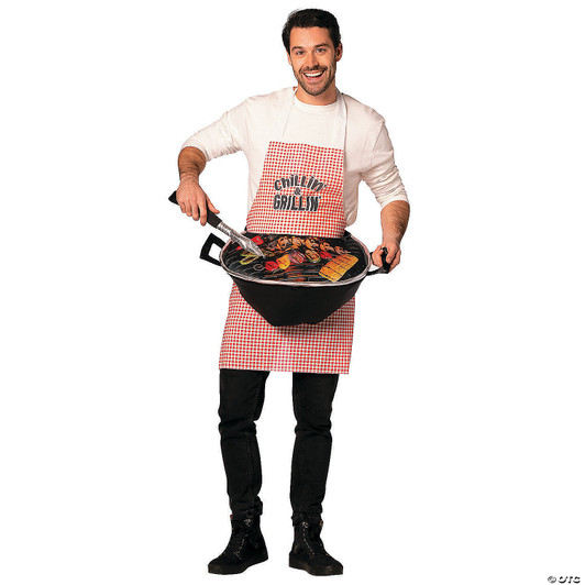 Adlt Grill Master Apron W/Bbq Cstm