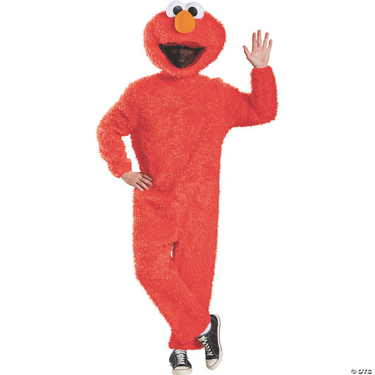 Men'S Plush Elmo Prestige Costume