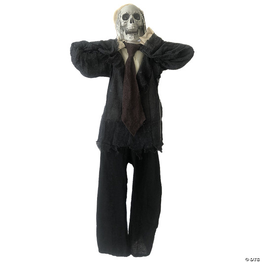 Hanging Skull Animated 43In