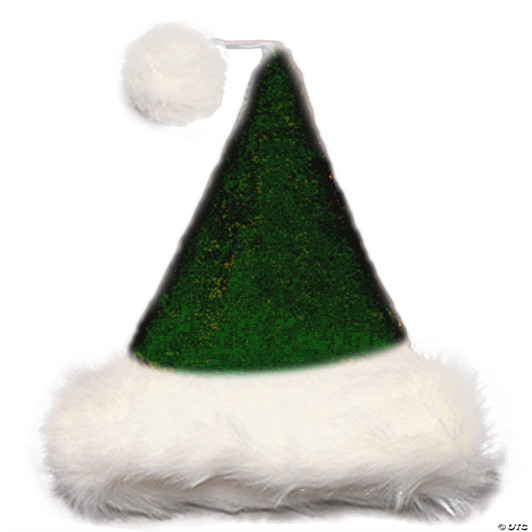Santa Hat Plush Green