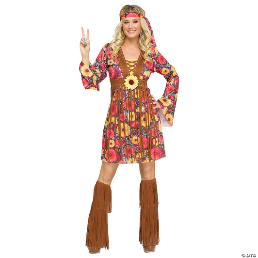 Flower Power Hippie Ad Md/Lg 10-14
