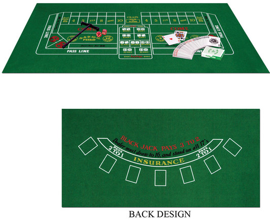 Beistle Beistle Blackjack Craps Set