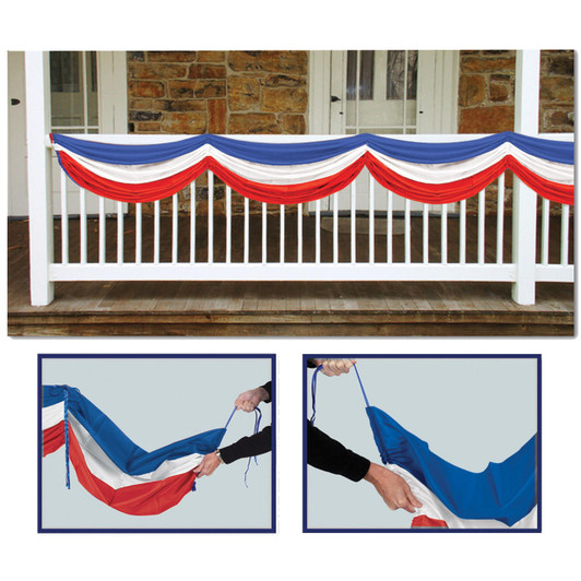 Beistle Beistle Patriotic Fabric Bunting