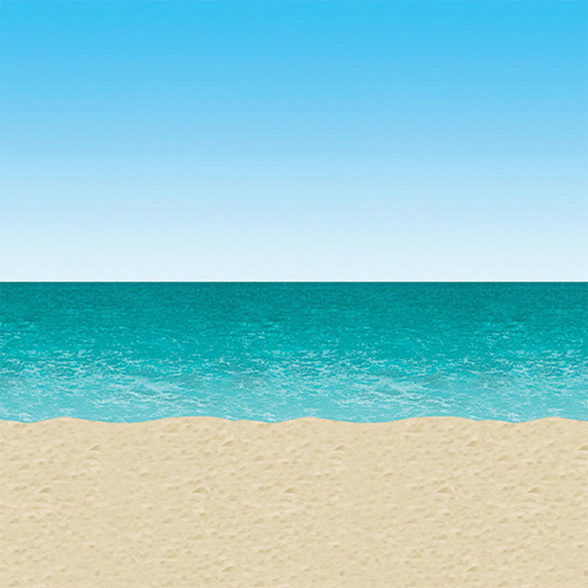 Beistle Beistle Ocean and Beach Backdrop 4 X 30