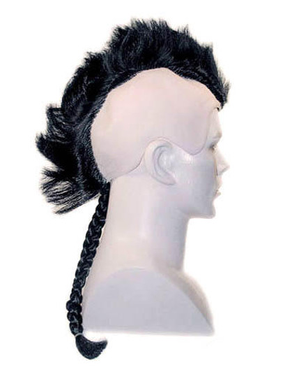 Lacey Native American/ Indian Mohawk Wig with Braid