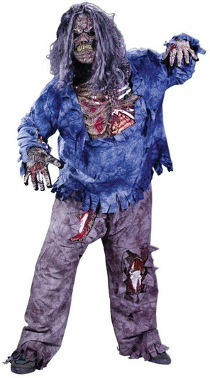 Fun World Fun World Mens Plus Size Zombie Costume
