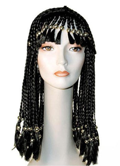 Cleopatra Headdress Costume Wig With Beads City Costume Wigs 