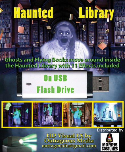 Outrageous Media Outrageous Media Haunted Library DVD