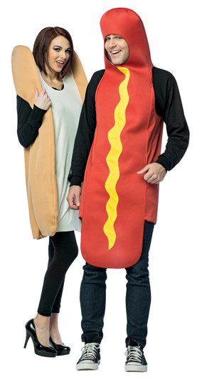 Rasta Imposta Rasta Imposta Hot Dog and Bun Couples Costume