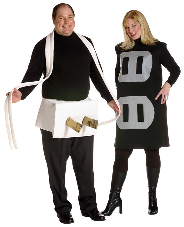 Rasta Imposta Rasta Imposta Plus Size Plug and Socket Couple Costume