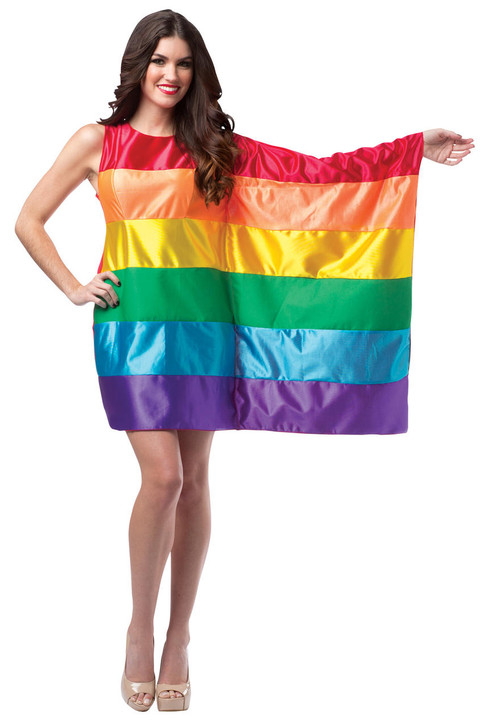 Rasta Imposta Women's Flag Dress Rainbow