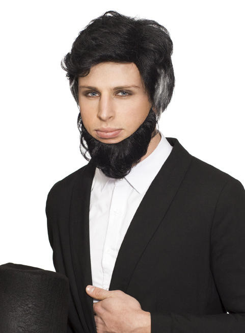 Abe Lincoln Wig and Beard Set City Costume Wigs