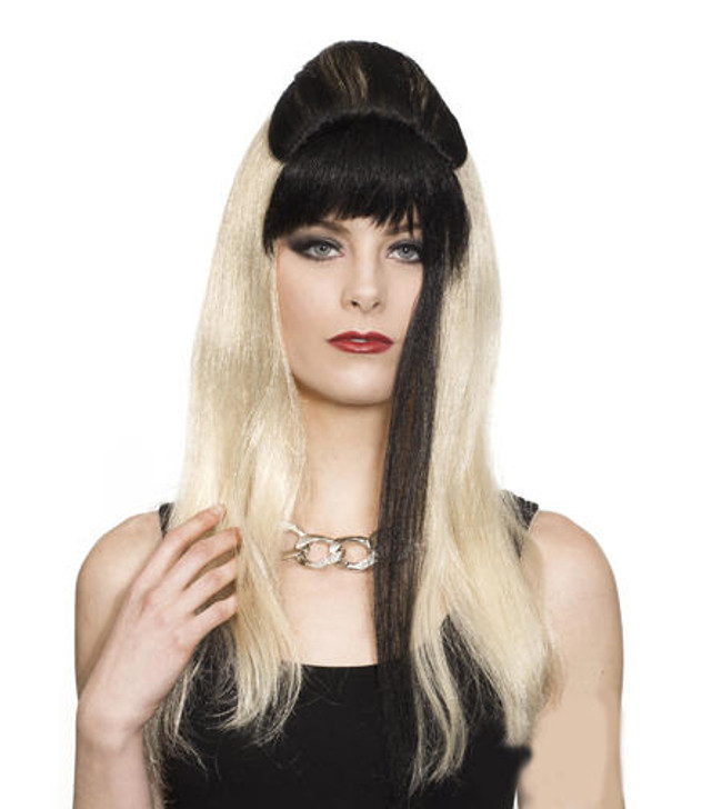 Enigma Black and Blonde Womens Wig