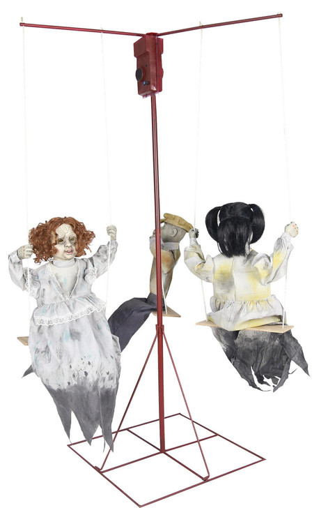 Seasonal Visions Ghostly Go Rounds with 3 Dolls