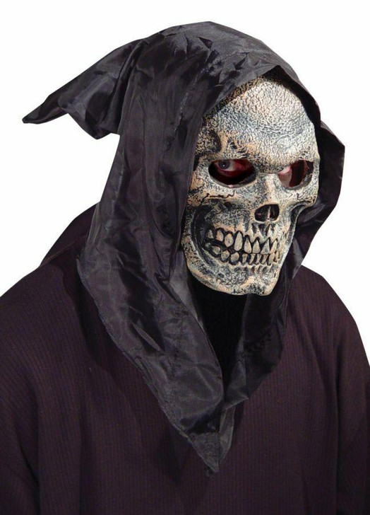 Seasonal Visions Seasonal Visions Skull Hooded Flexi Face Mask