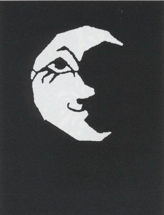 SFX Design SFX Design Stencil Crescent Moon with Face