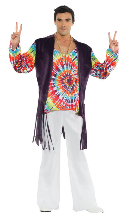 Underwraps Underwraps 60S Tie Dye Costume