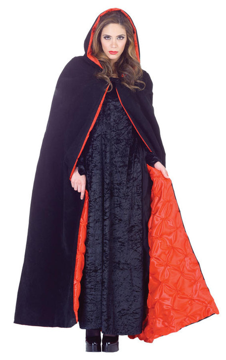 Underwraps Underwraps 63 Deluxe Velvet Hooded Cape