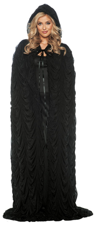 Underwraps Black Coffin Cape