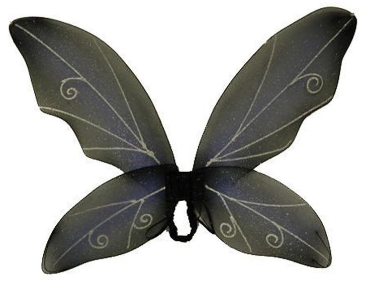 Fun World Fairy Wings - Blue/Black