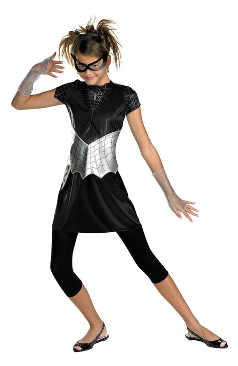 Disguise Disguise Girls Black Suited Spider-Girl Costume