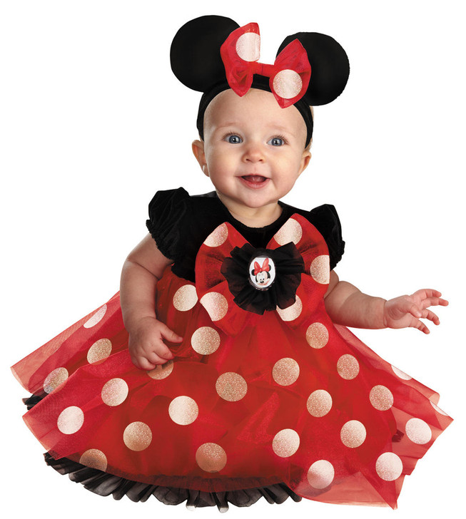 Disguise Disguise Red Minnie Deluxe Costume